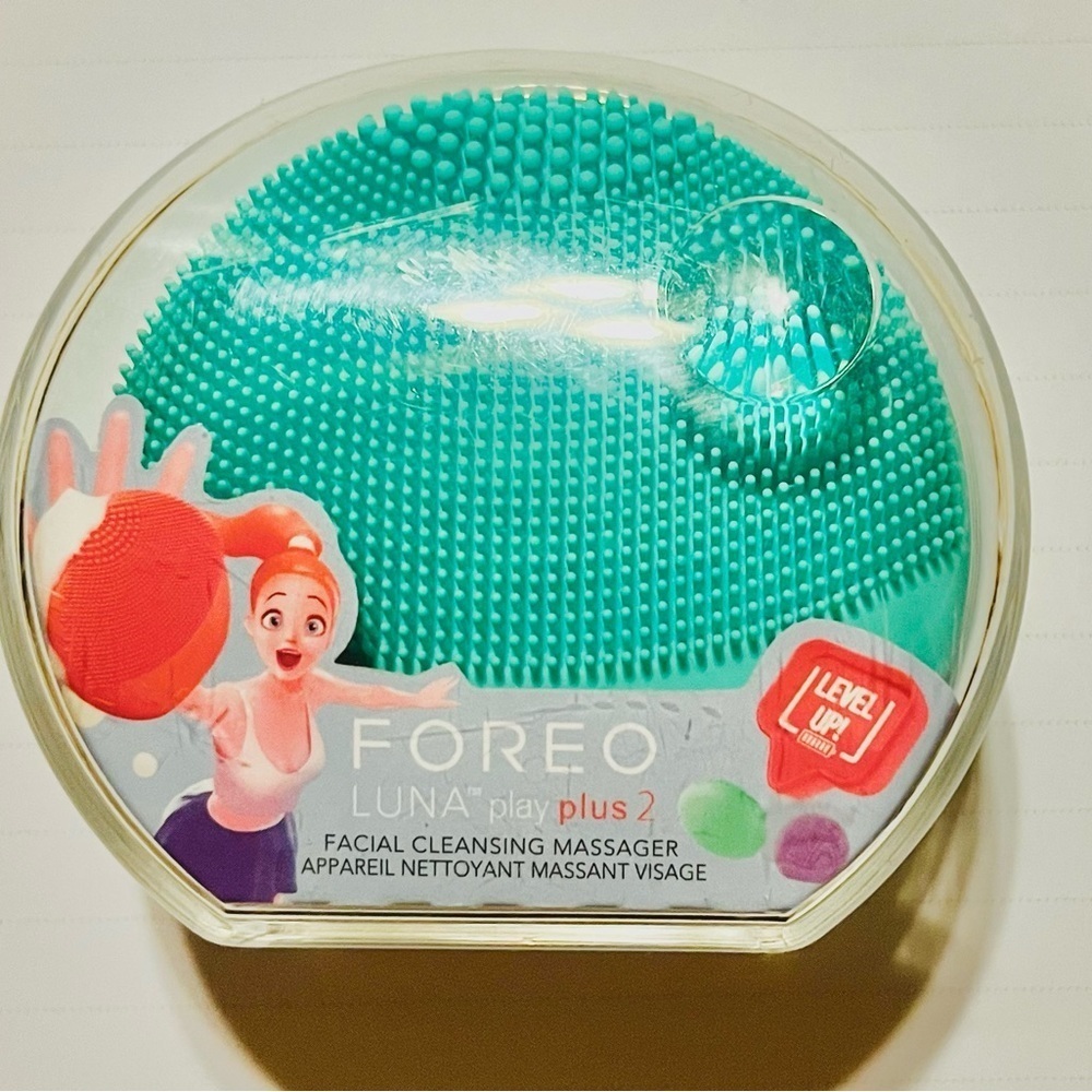 FOREO LUNA MINI Play Plus 2-Face Cleaner 😃🧼 Minty Geeen$69.00 Retail Value-New